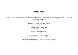 Curso de espanol, nueva edición. E Book Download Library Aula Internacional 2 Nueva Edicion Libro