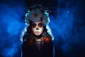 mexican skull halloween makeup