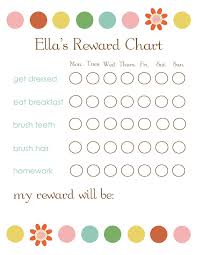 All Things Simple Reward Chart Kids Rewards Reward Chart