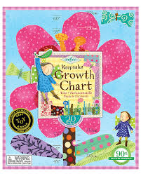 Eeboo Sunflower Growth Chart With 22 Stickers Unisex
