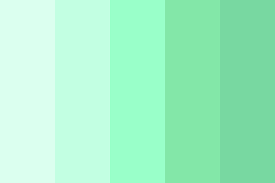 beachy blue green color palette