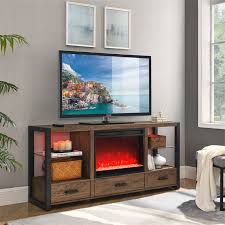 Electric Fireplace Insert Tv Stand With