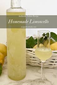 how to make homemade limoncello recipe