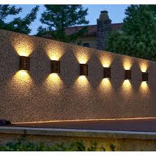 Led Solar Wall Lamp Garden Decoration
